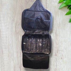 Large Black Nylon Hanging Travel Toiletry Bag